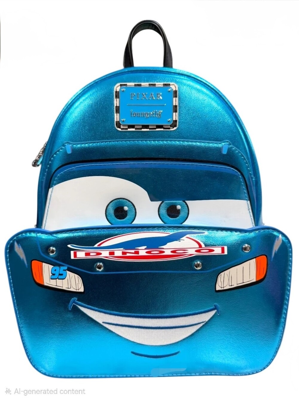 Loungefly Disney Pixar Cars Dinoco Lightning McQueen Mini Backpack NWT